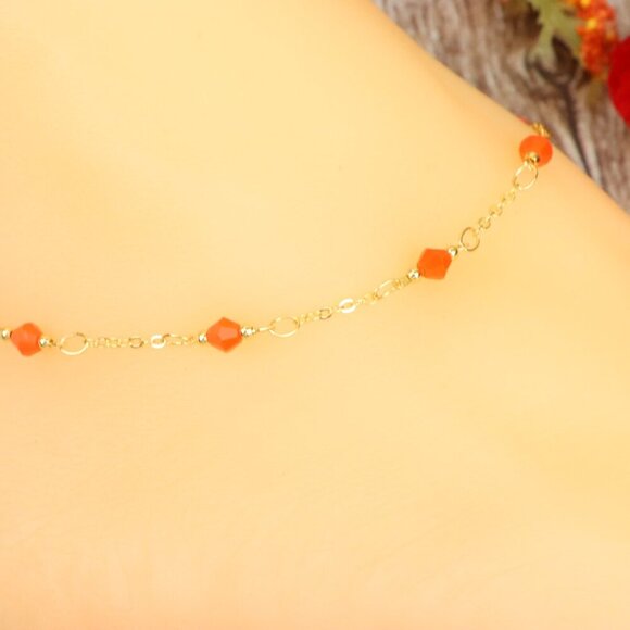 Dainty Anklet for Women – Elegant Everyday Jewelry & Perfect Gift | MLCRC1010 - Picture 4 of 10